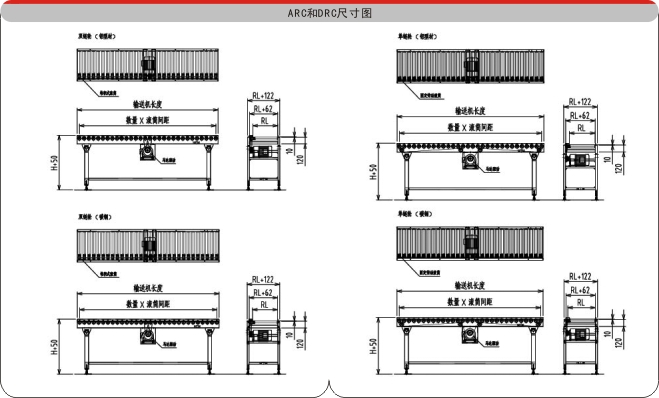 包膠滾筒輸送機(jī)示意圖